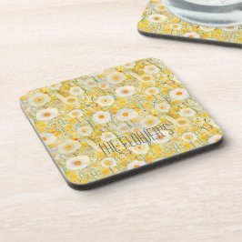 Porta-copo Campo das flores Amarelo Laranja Natureza Feliz Di