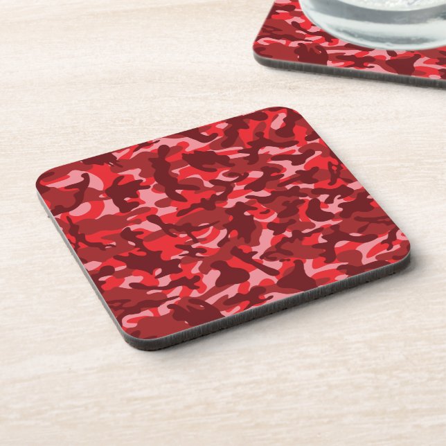 Porta-copo Camuflagem de Salmão Vermelho (Left Side)