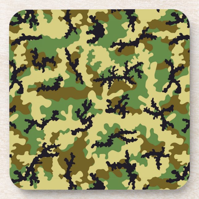 Porta-copo Camuflagem florestal (Frente)