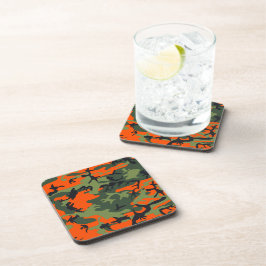 Porta-copo Camuflagem Laranja e Verde, Militar, Exército