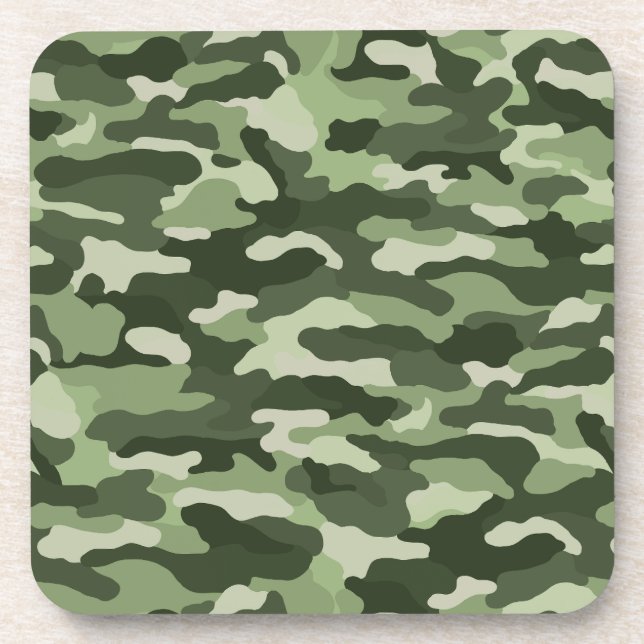 Porta-copo Camuflagem Verde (Frente)