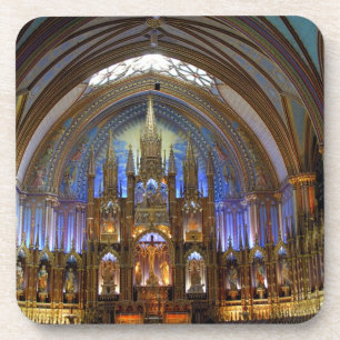 Porta-copo Canadá, Quebec, Montreal. Interior do Notre 2