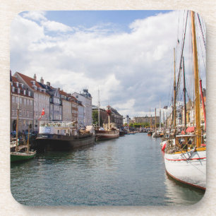 Porta-copo Canal com Barcos Copenhague