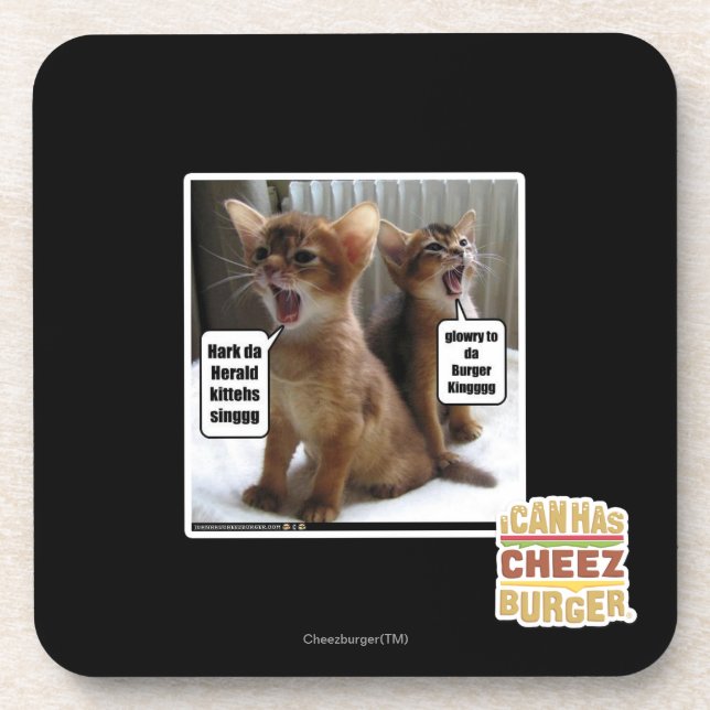 Porta-copo Canções de natal de Kitteh (Frente)