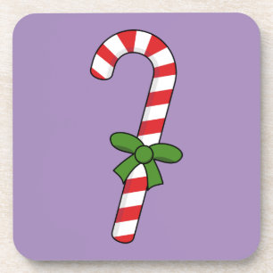 Porta-copo Candy Cane com Faixa Verde