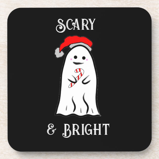 Porta-copo Candy Cane Ghost (Frente)