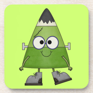 Porta-copo Candy Corn Frankenstein Halloween