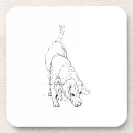 Porta-copo Caneca Beagle – Cachorro Tinta Desenhada à Mão