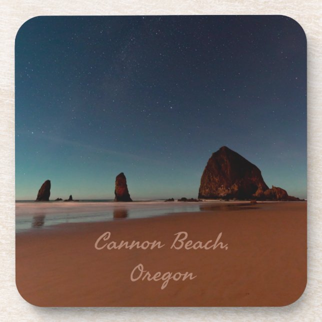 Porta-copo Cannon Beach Oregon Haystack Rock (Frente)