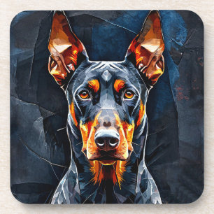 Porta-copo Cão Doberman