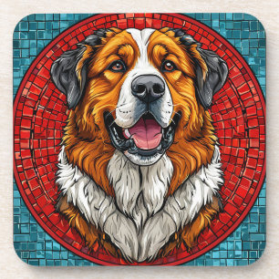 Porta-copo Cão São Bernardo
