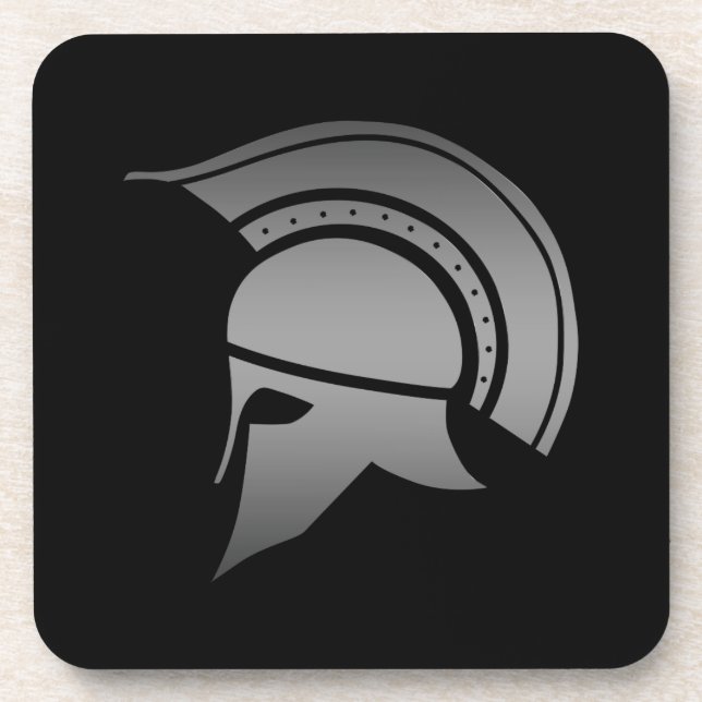 Porta-copo Capacete espartano do grego clássico (Frente)