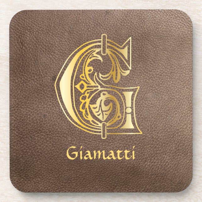 Porta-copo Capital Decorativo Botânico Medieval G (Frente)