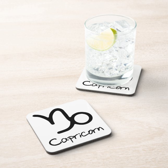 Porta-copo Capricórnio Zodiac - Sinal em Branco (Lado Direito)