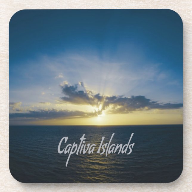 Porta-copo Captiva Islands Flórida (Frente)