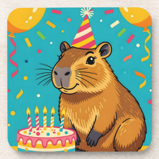 Porta-copo Capybara Birthday