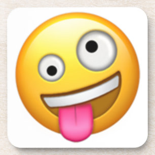 Porta-copo Cara com o um grande e um olho pequeno - Emoji