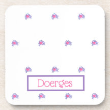 Caranguejo Rosa Pré-Disquete Personalizado