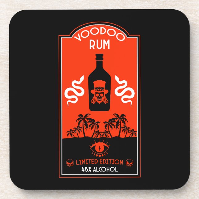 Porta-copo Caribe Voodoo Rum (Frente)