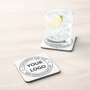 Porta-copo Carimbo da empresa de logotipos personalizados par