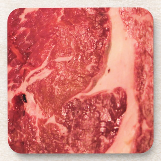 Porta-copo Carne Bruta — Ribeye Steak (Frente)