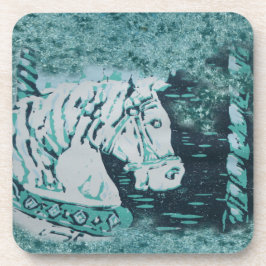 Porta-copo Carousel Horse Aquamarine