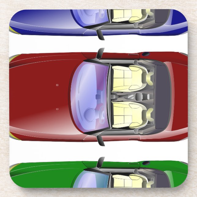 Porta-copo Carros coloridos (Frente)