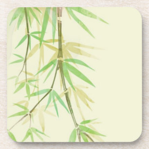 Porta-copo Cartão pintado da aguarela com estilizado selvage