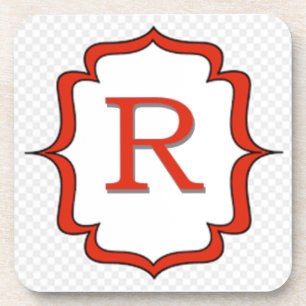 Porta-copo Cartas de Amor "R" 