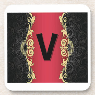Porta-copo Cartas de Amor "V" 