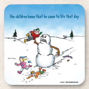 Porta-copo Cartoon do Killer Snowman
