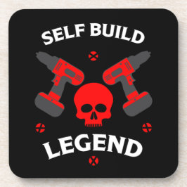 Porta-copo casa construída por conta própria