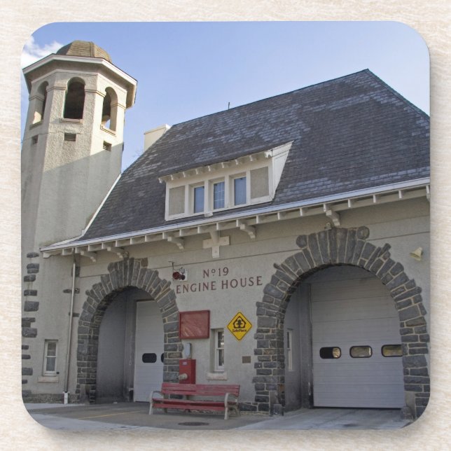 Porta-copo Casa de motor do número 19 em Washington, C.C. (Frente)