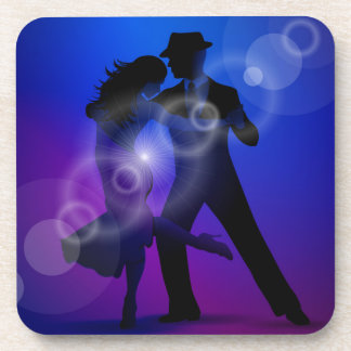 Porta-copo Casal do design do tango da dança
