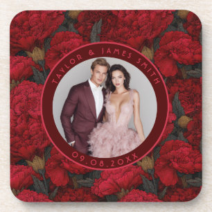 Porta-copo Casamento de Fantasia de Cravos Customizados Fofo 