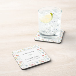 Porta-copo Casamento Floral Moderno Boho Chic Wildflower