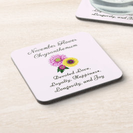 Porta-copo Castanho do Mês de Nascimento de Novembro