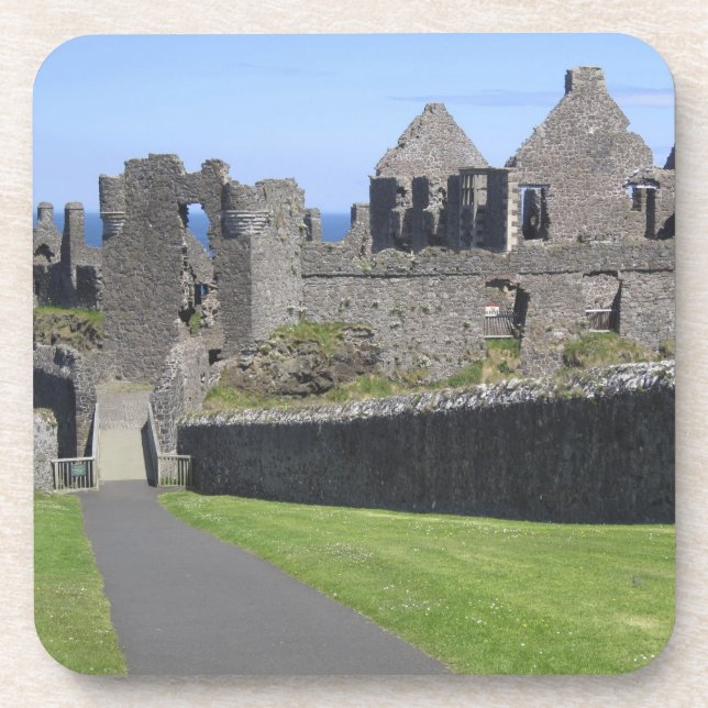 Porta-copo Castelo de Dunluce perto de Bushmills e Portrush,  (Frente)