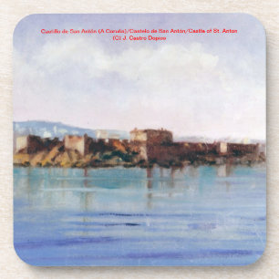 Porta-copo Castillo de San Antón (A Corunha)