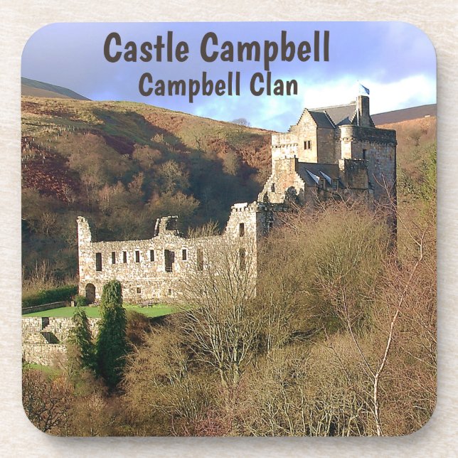 Porta-copo Castle Campbell - Campbell Clan (Frente)
