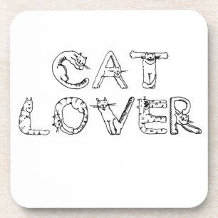 Porta-copo Cat Lover no Cat Font