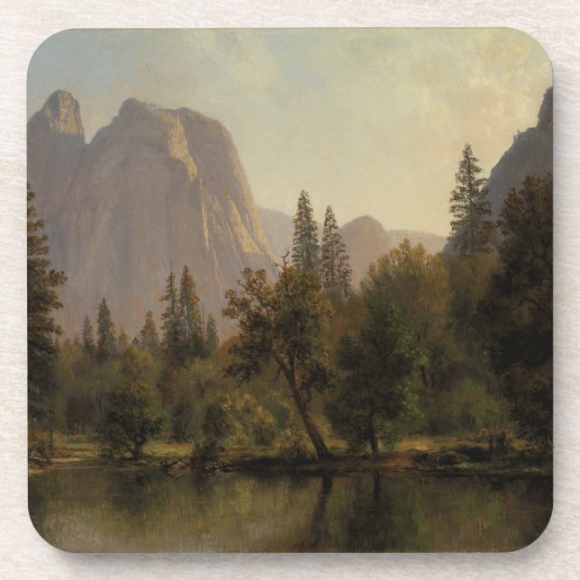 Porta-copo Catedral Rochas, Vale Yosemite Albert Bierstadt (Frente)