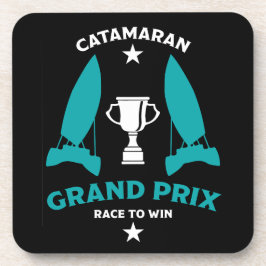 Porta-copo Catermaran Hydrofoil Sailboat Racing