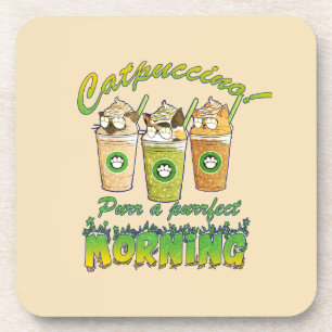 Porta-copo Catpuccino - Purr a Purfect Morning   Gato Cinto