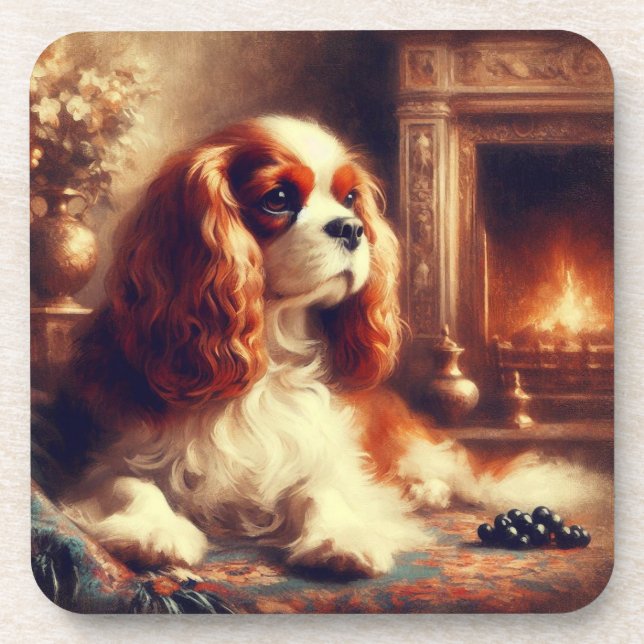 Porta-copo Cavalier King Charles Spaniel (Frente)