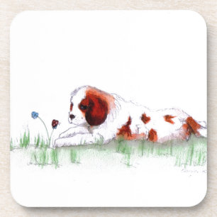 Porta-copo Cavalier King Charles Spaniel cachorrinho CKC