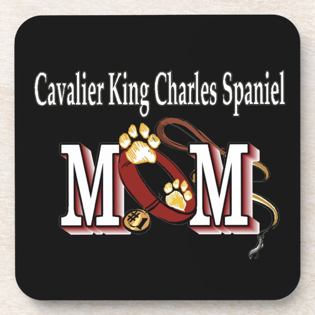 Porta-copo Cavalier King Charles Spaniel Mamãe Gifts (Frente)
