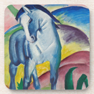Porta-copo Cavalo Azul por Franz Marc, Arte Fino Vintage