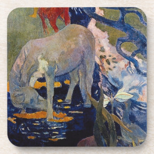 Porta-copo Cavalo Branco de Paul Gauguin