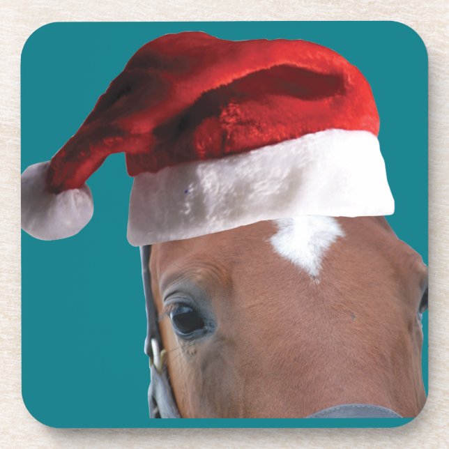 Porta-copo Cavalo de Natal (Frente)